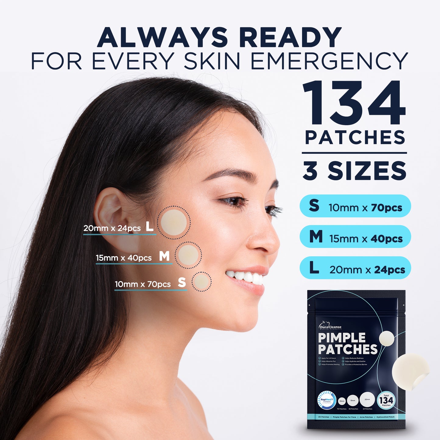 Pimple Patches 3 Sizes (S, M, L)