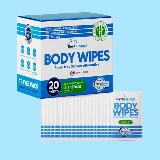 Everyday Clean On-the-Go 20 Count Body Wipes (10" x 10") - Travel Size