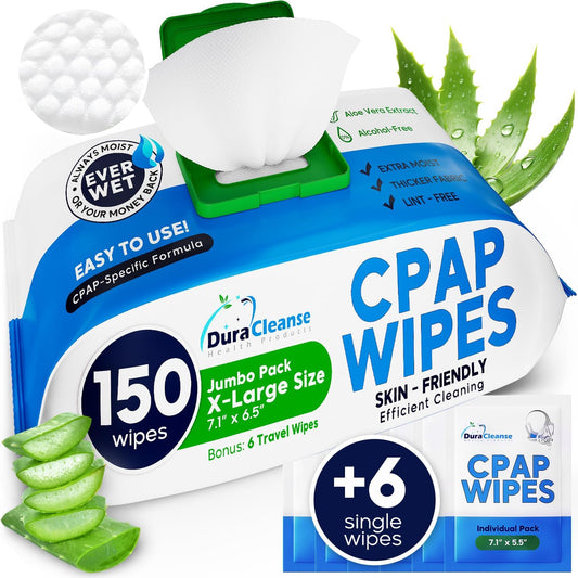 CPAP Mask Wipes - (Pack + Travel)