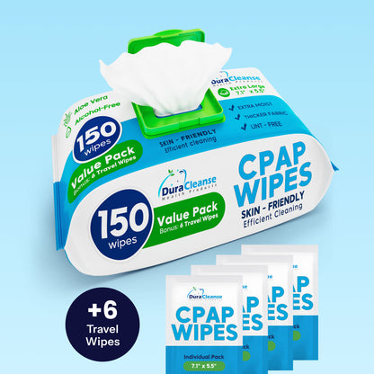 CPAP Mask Wipes - (Pack + Travel)