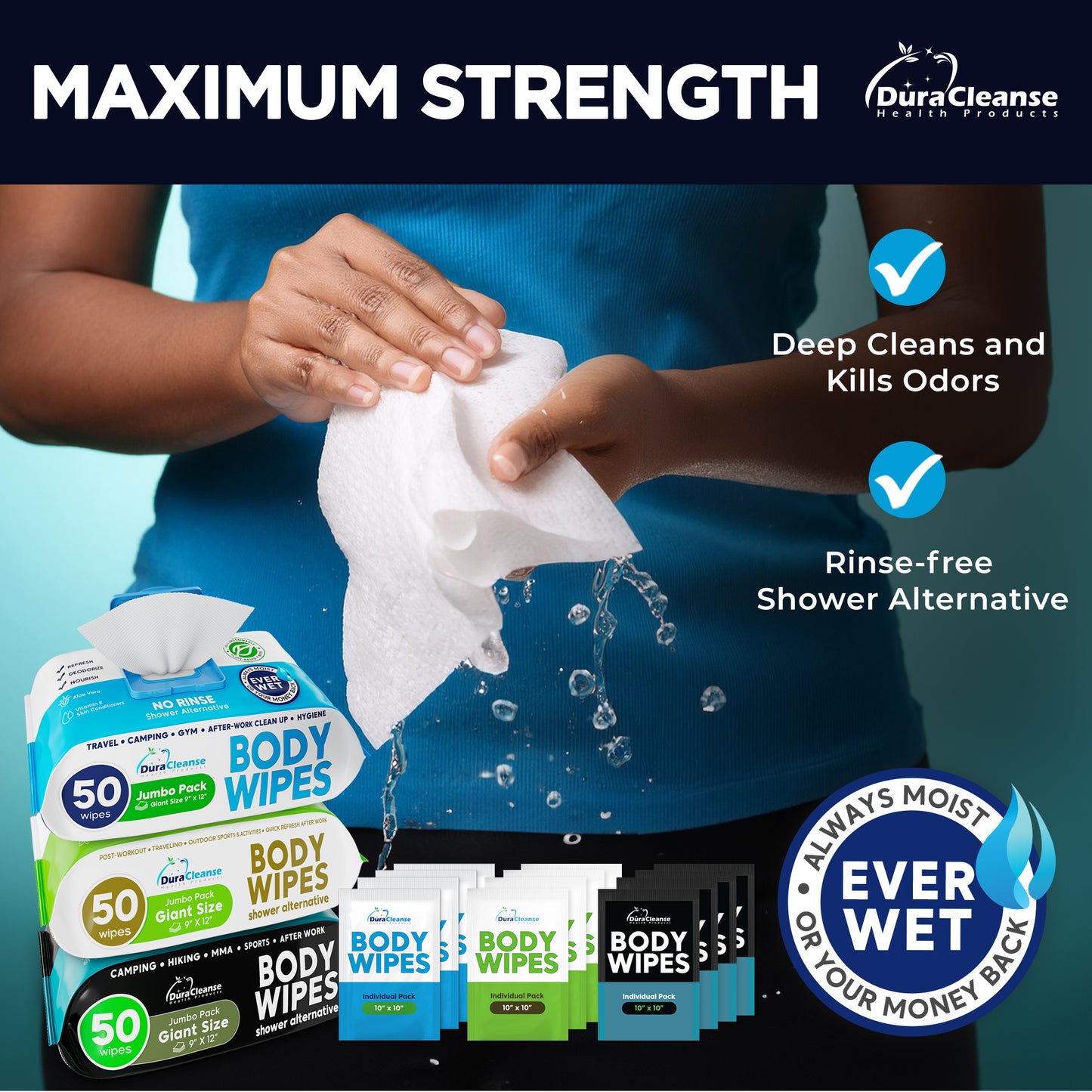 Bundle: Universal + Women + Men Body Wipes