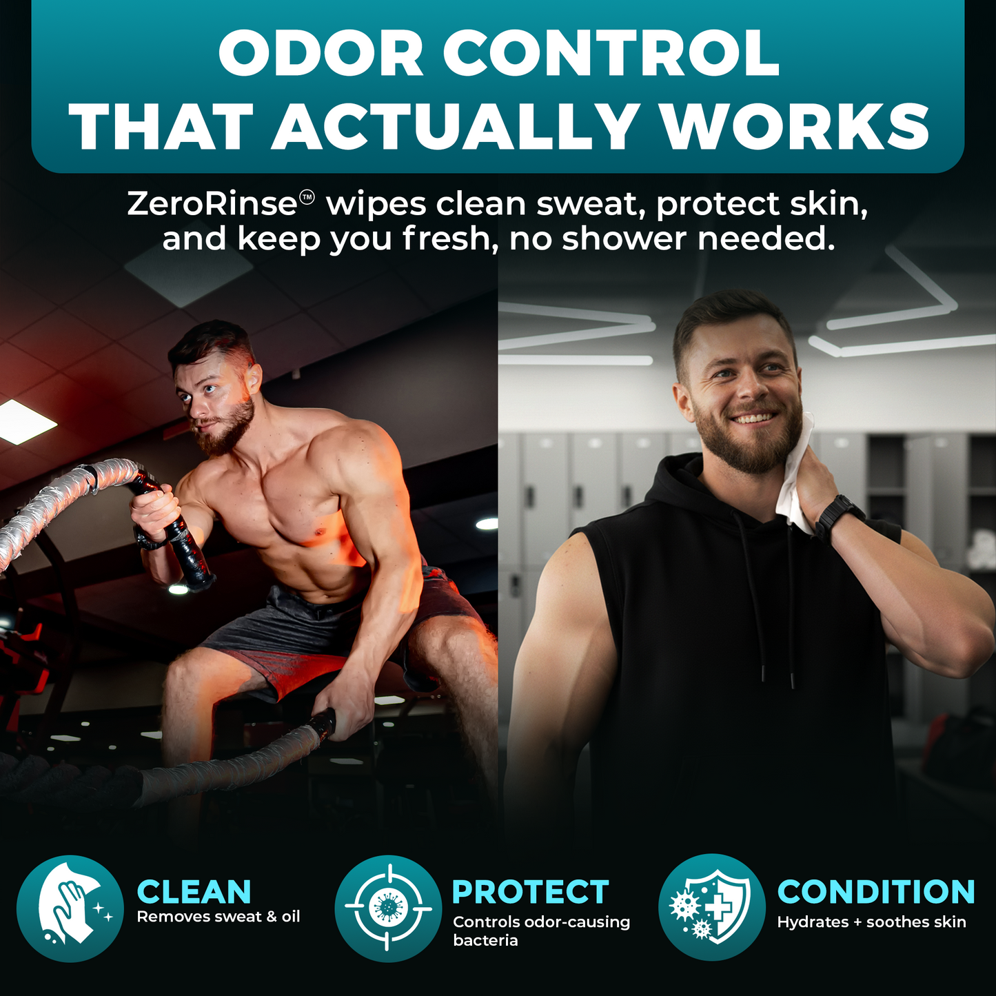 XL Men Body Wipes (9" x 12") + Travel Size Bonus