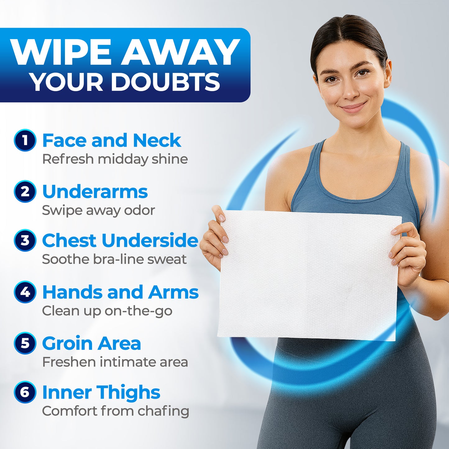 XL Universal Body Wipes (9" x 12") + Travel Size Bonus